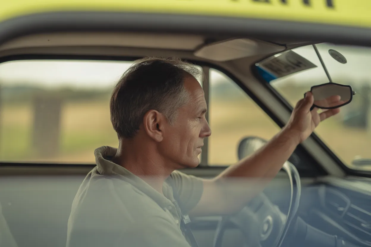 Chauffeur Taxi Bort prêt à vous accueillir